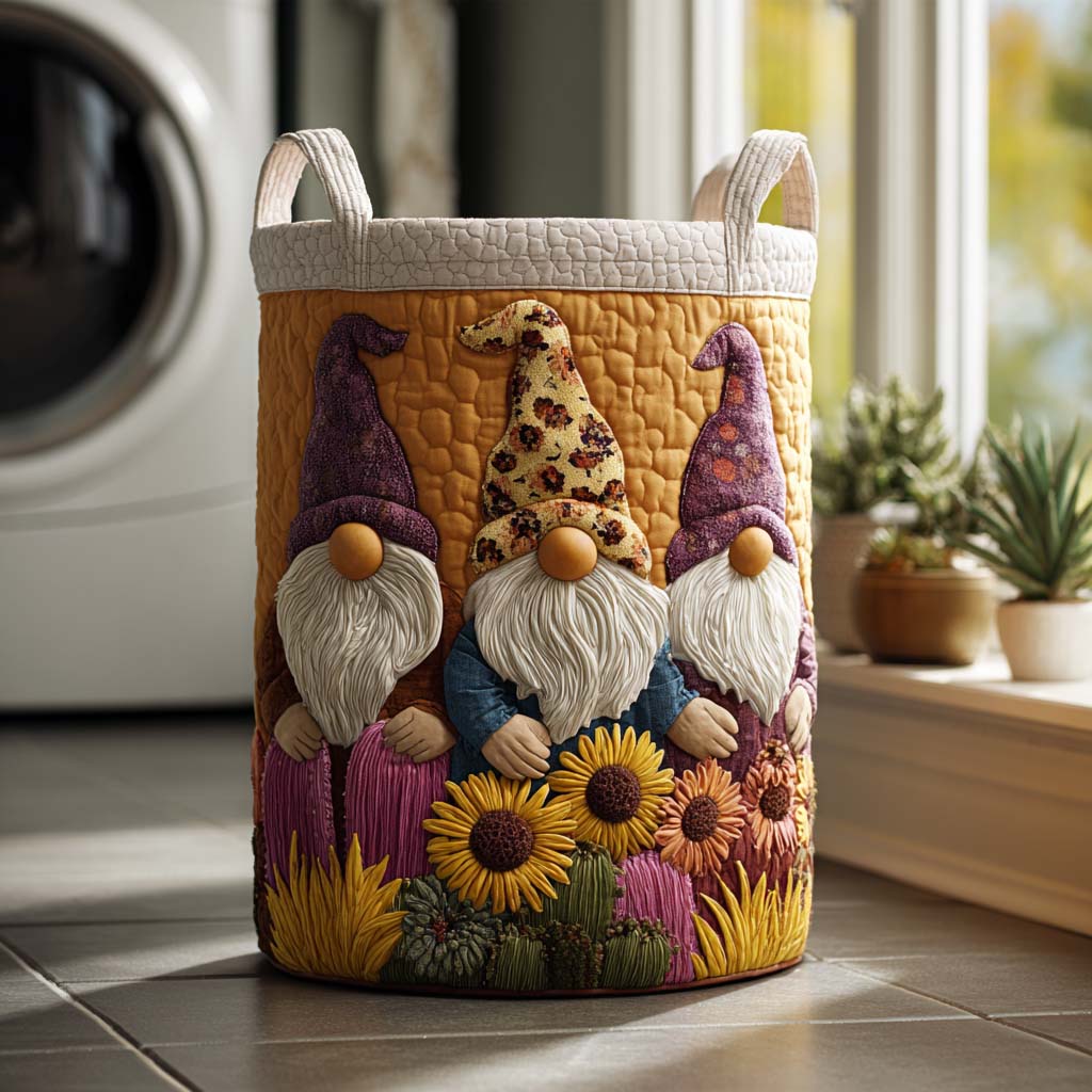 Desert Snuggle Gnome Laundry Basket Laundry Gifts, Housewarming Gift Ideas, Mother's Day Gifts