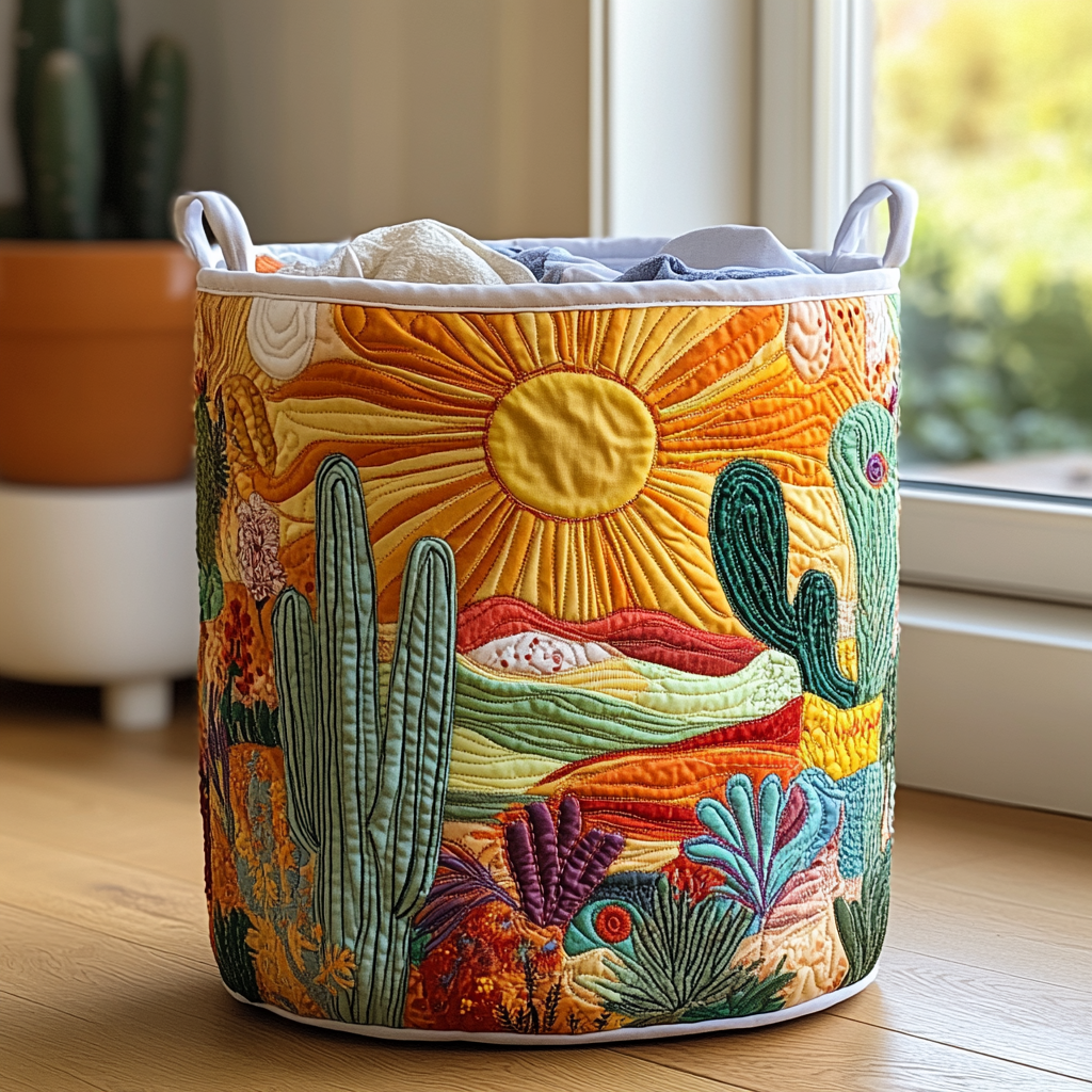 Desert Sunrise Laundry Basket Laundry Gifts, Housewarming Gift Ideas, Mother's Day Gifts