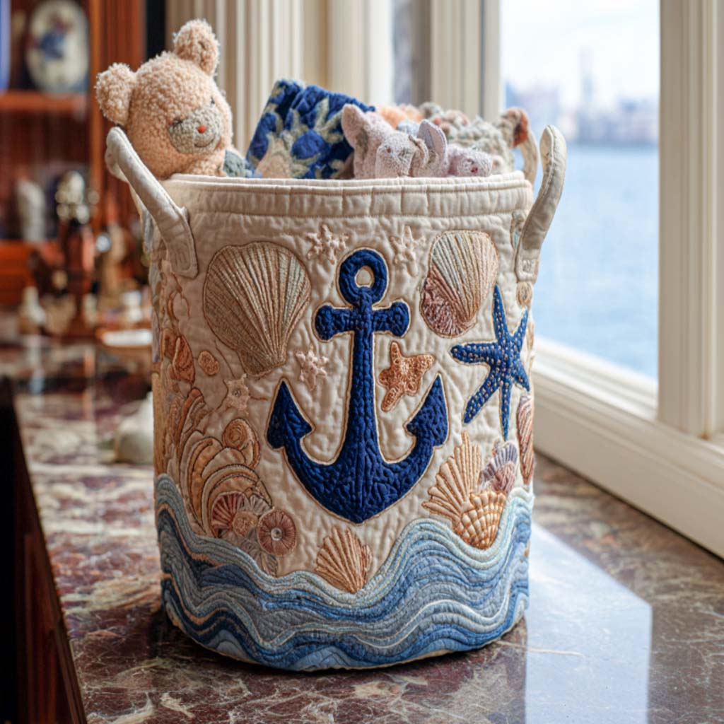 Driftwood Shoreline View Laundry Basket Laundry Gifts, Housewarming Gift Ideas, Mother's Day Gifts