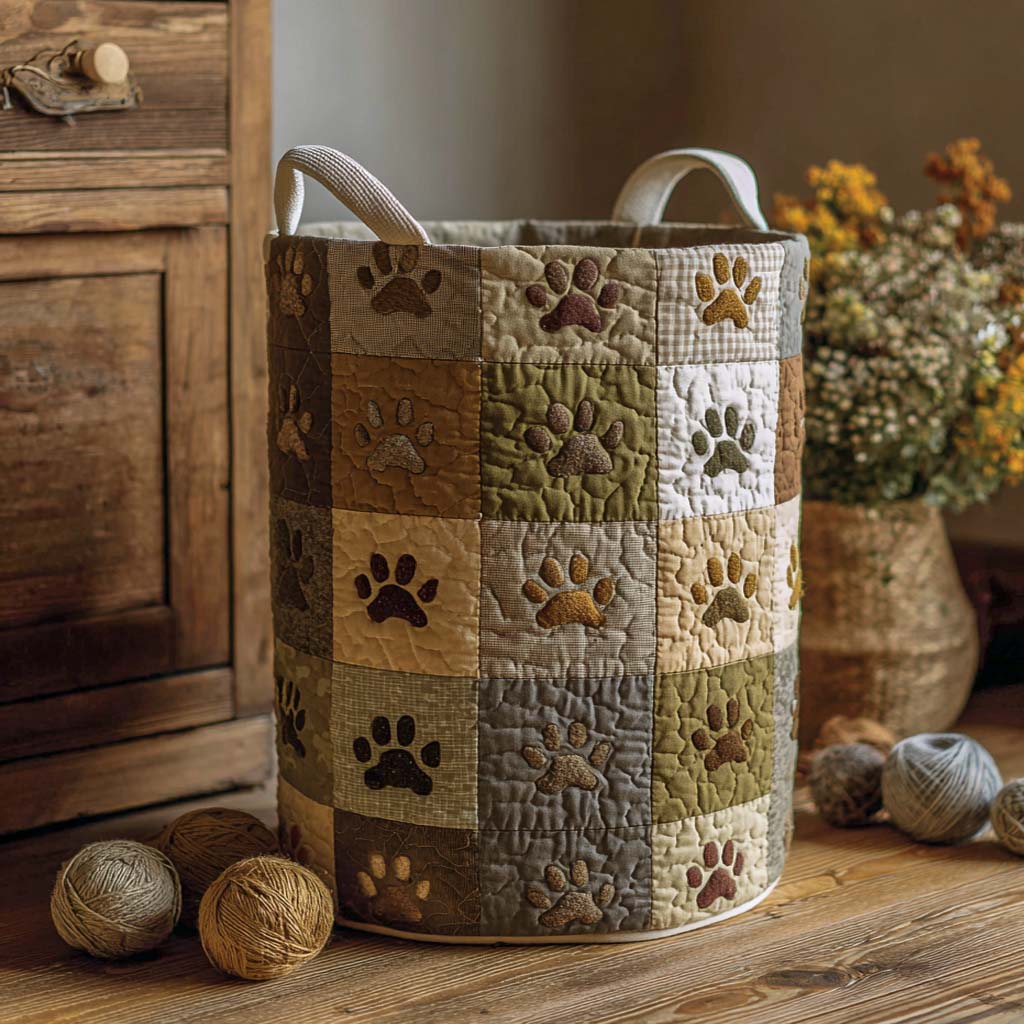 Earthy Paw Laundry Basket Laundry Gifts, Housewarming Gift Ideas, Mother's Day Gifts