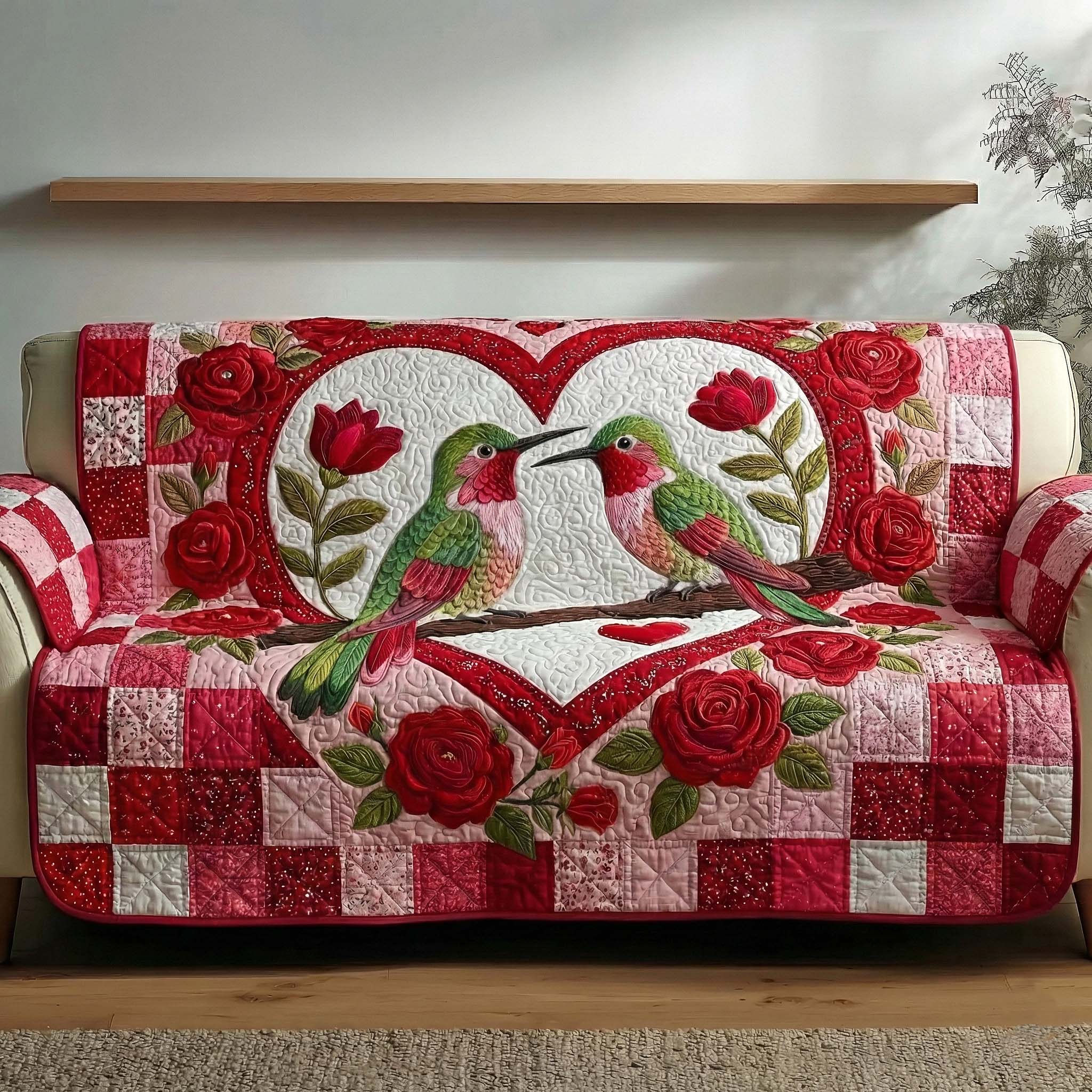 Iridescent Drift Quilted Sofa Cover Fall Halloween Decor For Sofa Couch