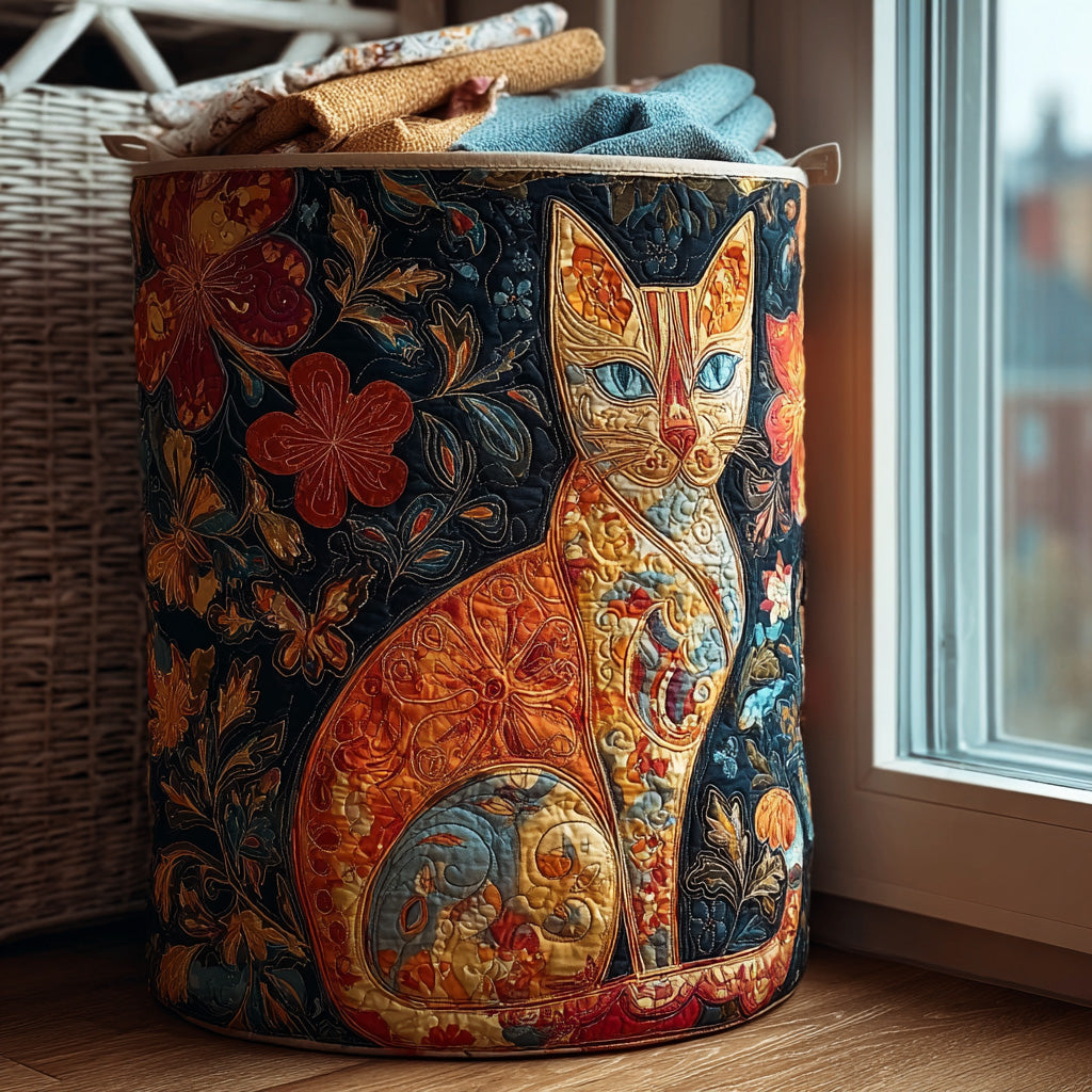 Garden Cats Laundry Basket Laundry Gifts, Housewarming Gift Ideas, Mother's Day Gifts