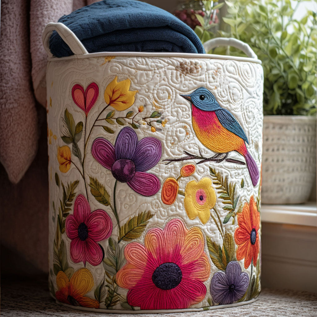 Garden Songbird Laundry Basket Laundry Gifts, Housewarming Gift Ideas, Mother's Day Gifts