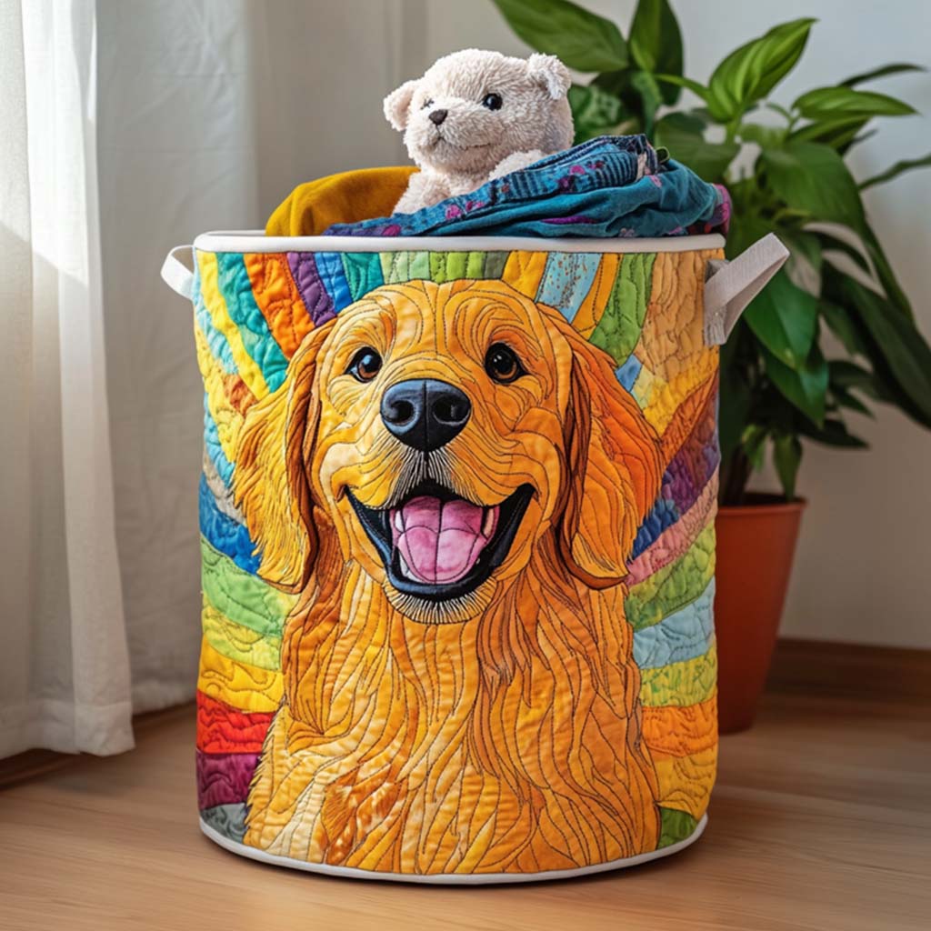 Golden Retriever Life Laundry Basket Laundry Gifts, Housewarming Gift Ideas, Mother's Day Gifts