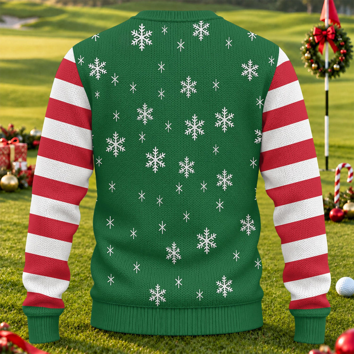 Funny Elf Costume Ugly Christmas Sweater - view 2