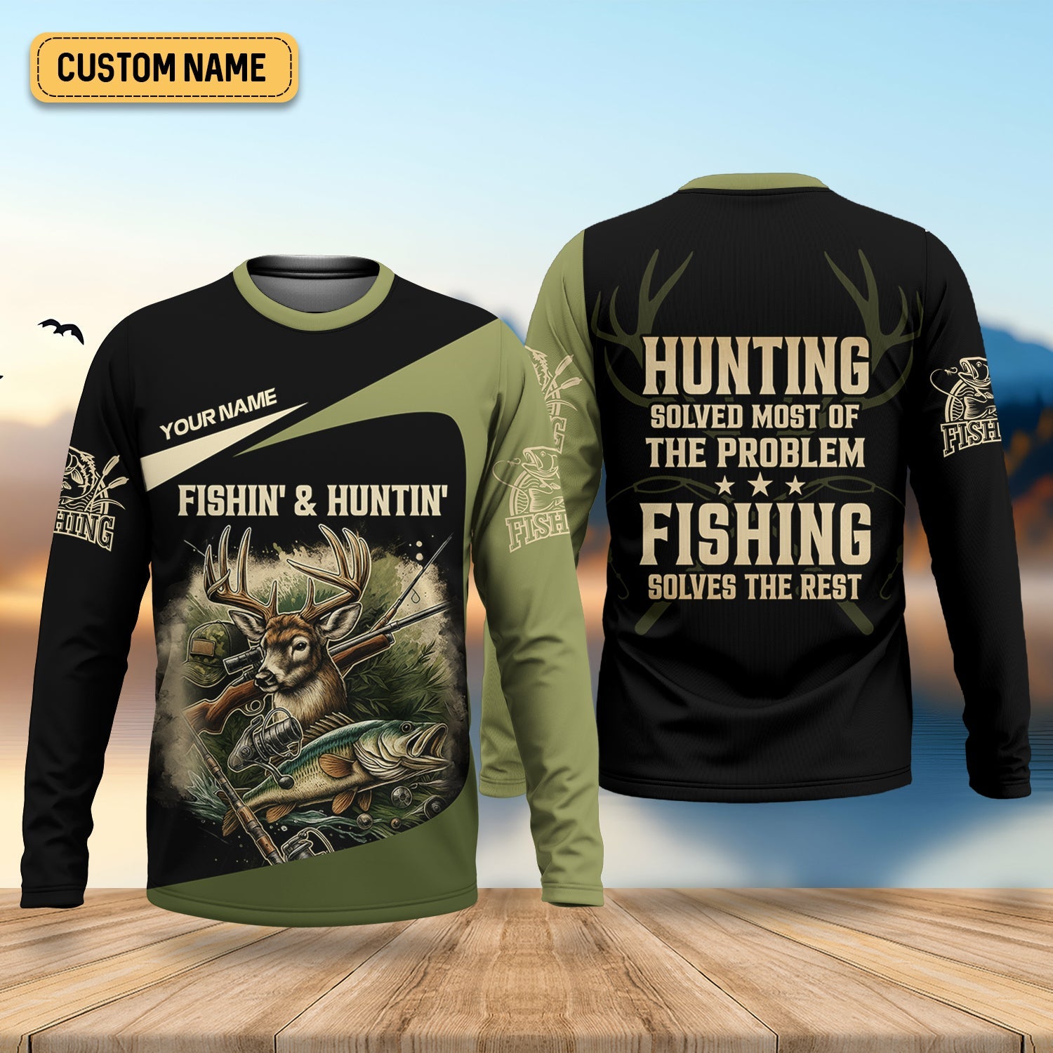 Fishing And Hunting, SPF Long Sleeve Shirts, SPF Shirts For Men, Fishing UPF Shirts, UV Shirts For Men