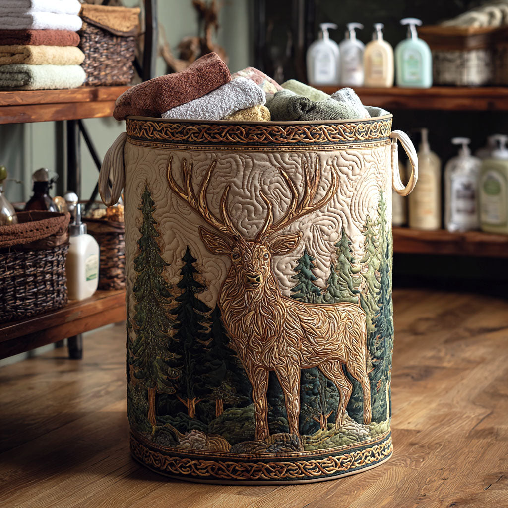 Highland Antler King Laundry Basket Laundry Gifts, Housewarming Gift Ideas, Mother's Day Gifts