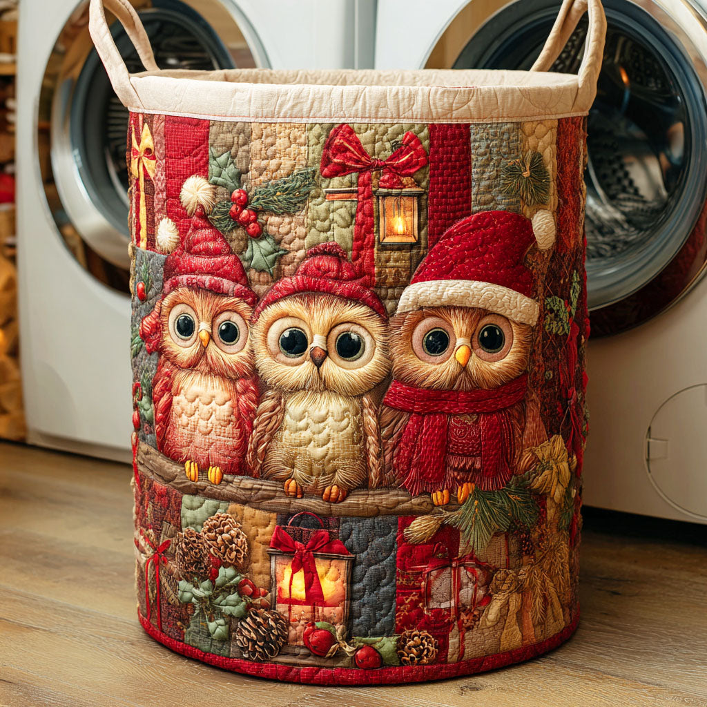 Holly Owl Laundry Basket Laundry Gifts, Housewarming Gift Ideas, Mother's Day Gifts