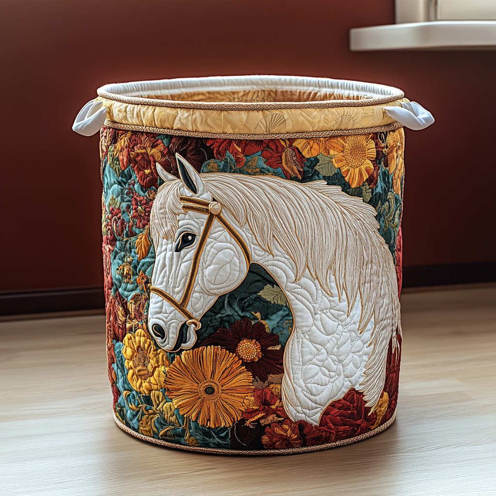 Horse Serenity Laundry Basket Laundry Gifts, Housewarming Gift Ideas, Mother's Day Gifts