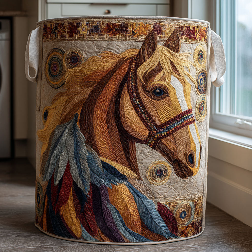Horse Shine Laundry Basket Laundry Gifts, Housewarming Gift Ideas, Mother's Day Gifts