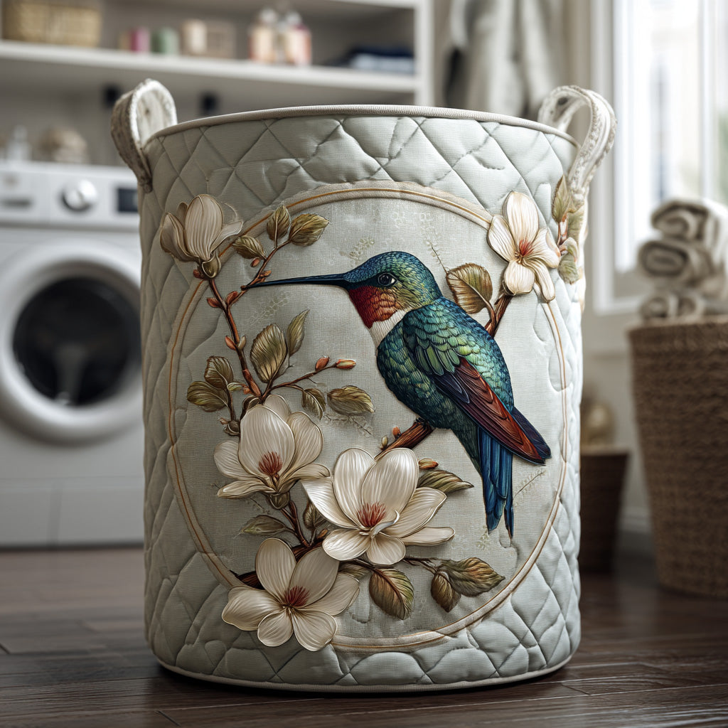 Hummingbird Lace Laundry Basket Laundry Gifts, Housewarming Gift Ideas, Mother's Day Gifts