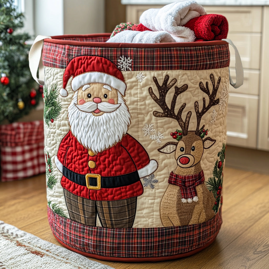 Jolly Santa Laundry Basket Laundry Gifts, Housewarming Gift Ideas, Mother's Day Gifts