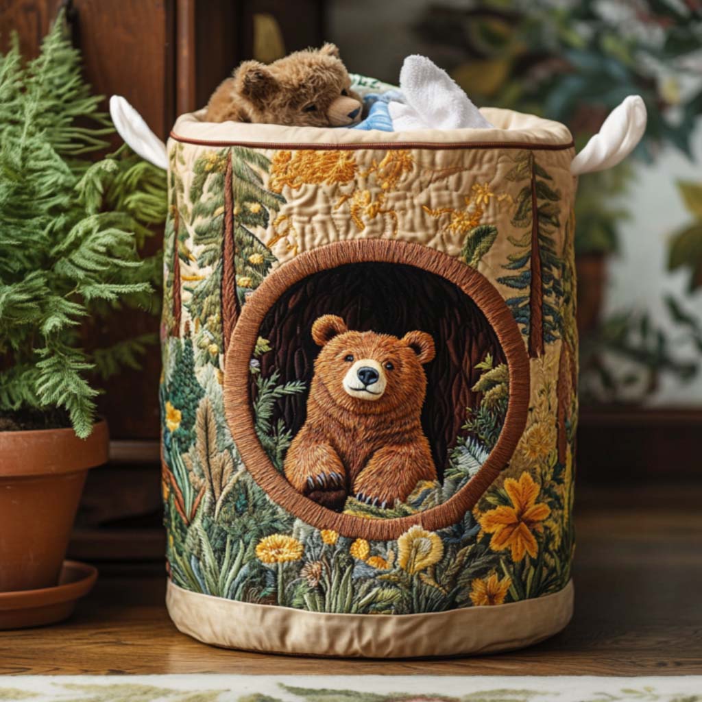 Lazy Bear Afternoon Laundry Basket Laundry Gifts, Housewarming Gift Ideas, Mother's Day Gifts