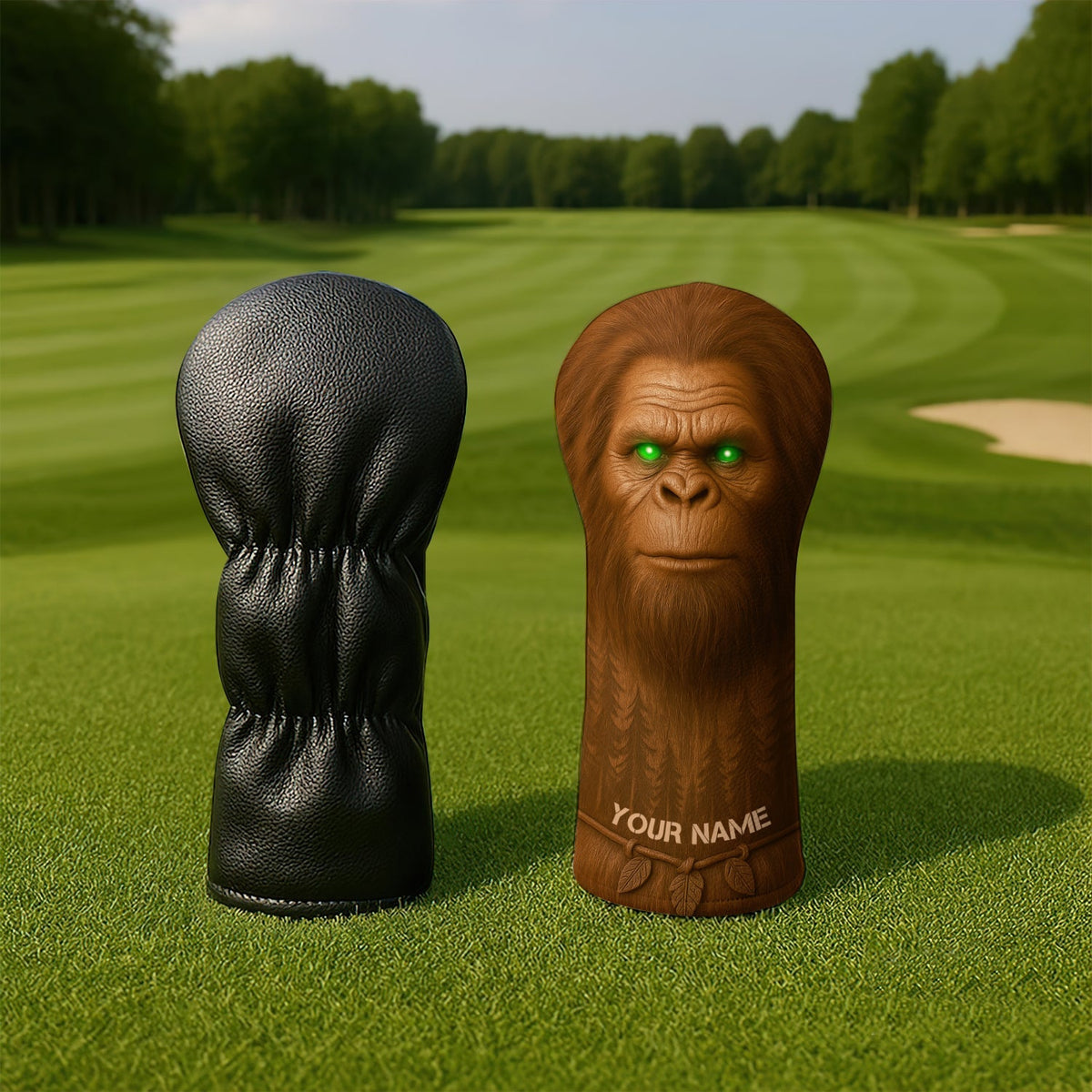 Funny Bigfoot Golf Head Cover - Golf Headcovers For Men - View 2