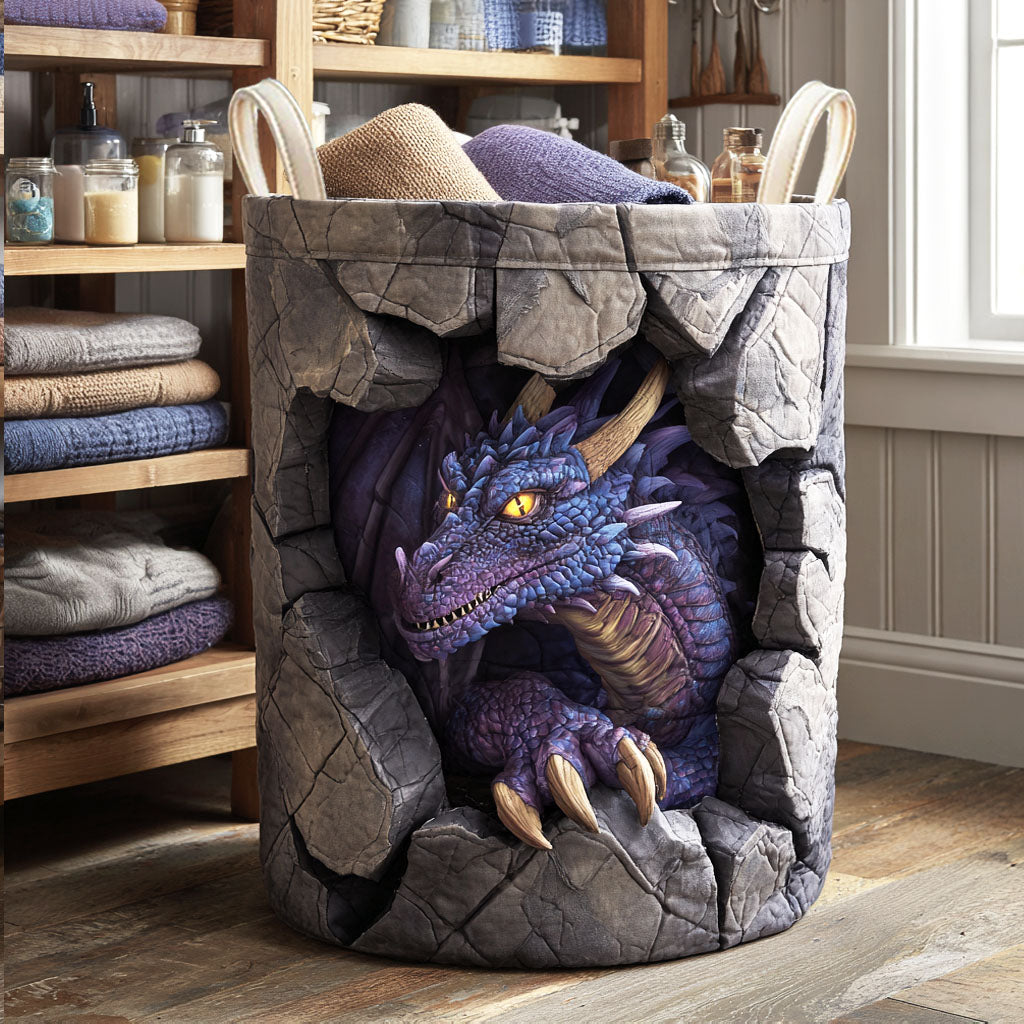 Midnight Fang Laundry Basket Laundry Gifts, Housewarming Gift Ideas, Mother's Day Gifts