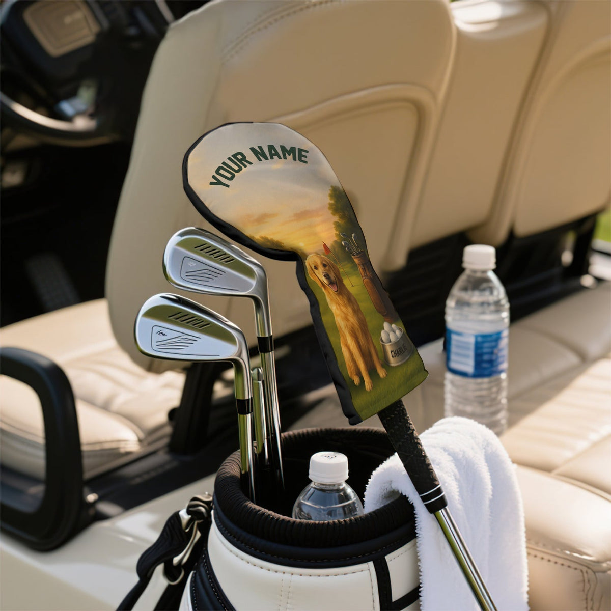 Personalized Pet Photo And Name Golf Head Cover - View 3