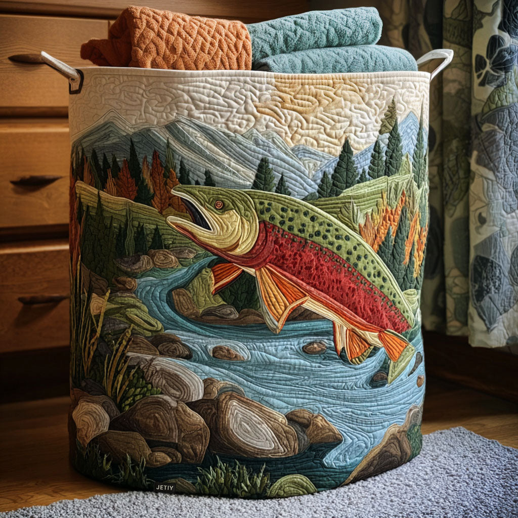Mountain Stream Serenity Laundry Basket Laundry Gifts, Housewarming Gift Ideas, Mother's Day Gifts