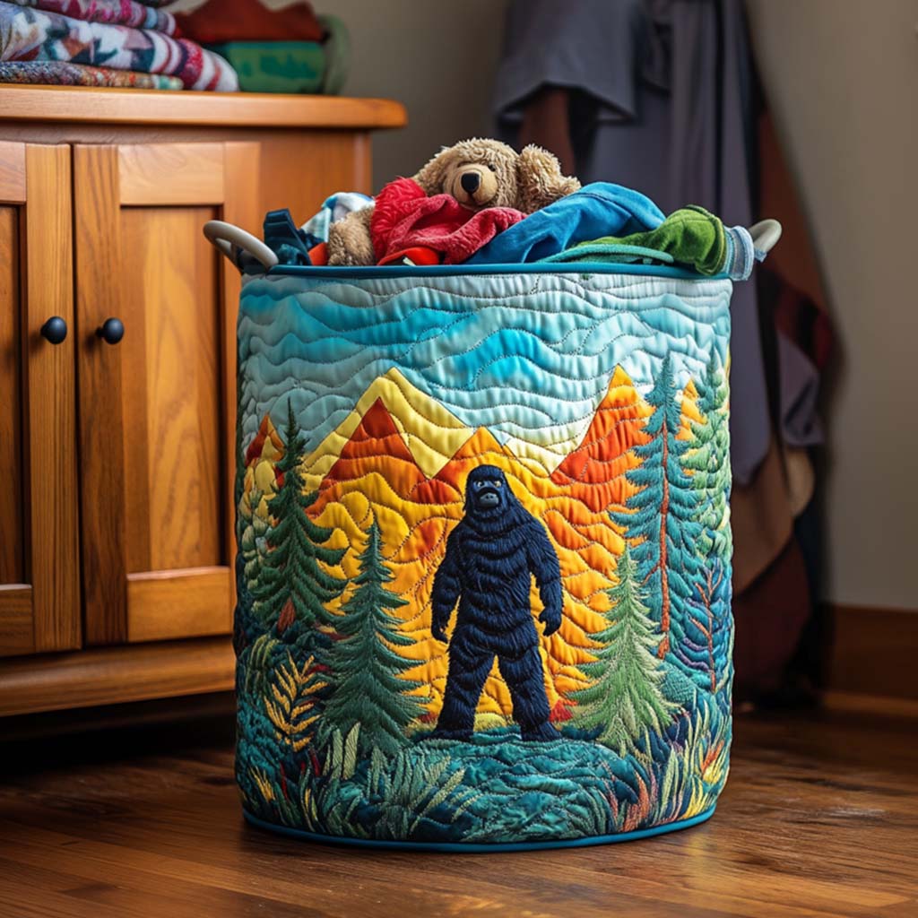 Mountain Trail Sasquatch Laundry Basket Laundry Gifts, Housewarming Gift Ideas, Mother's Day Gifts