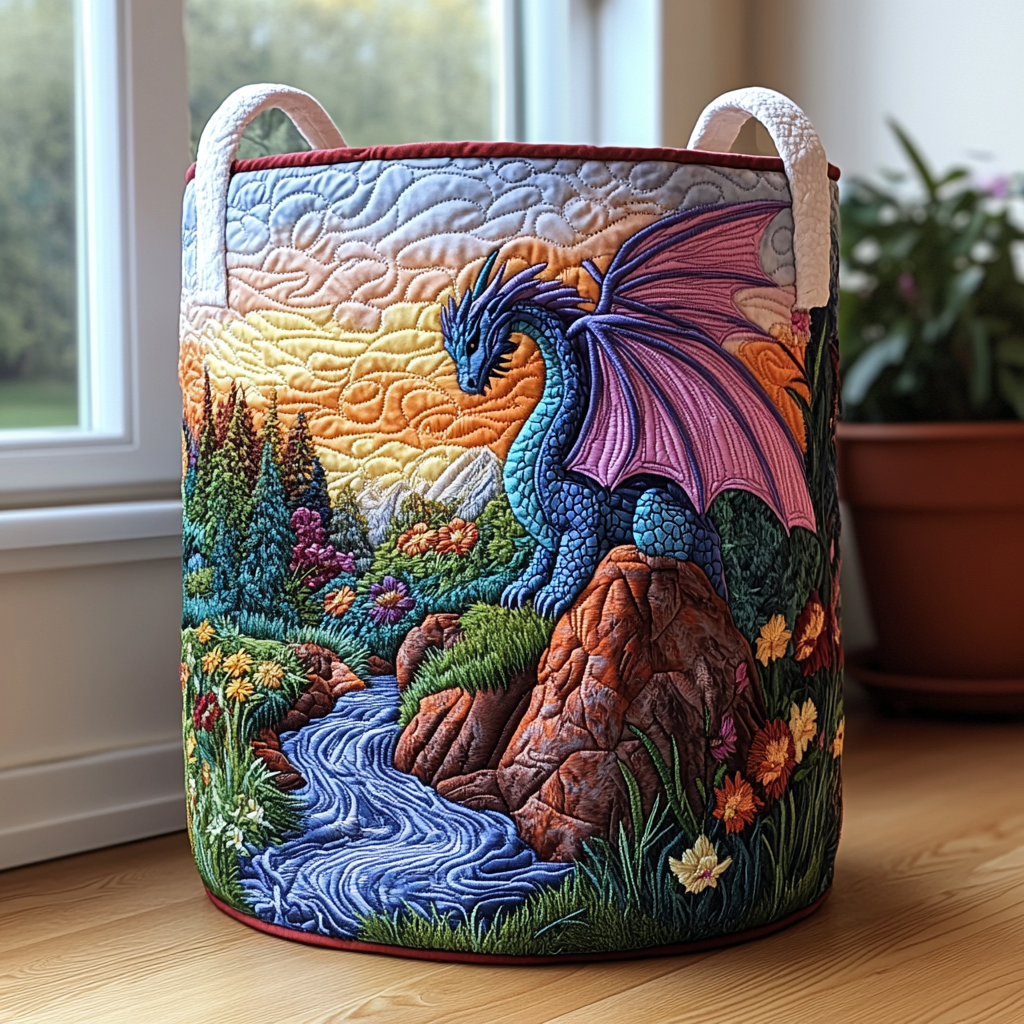 Mystic Dragon Laundry Basket Laundry Gifts, Housewarming Gift Ideas, Mother's Day Gifts