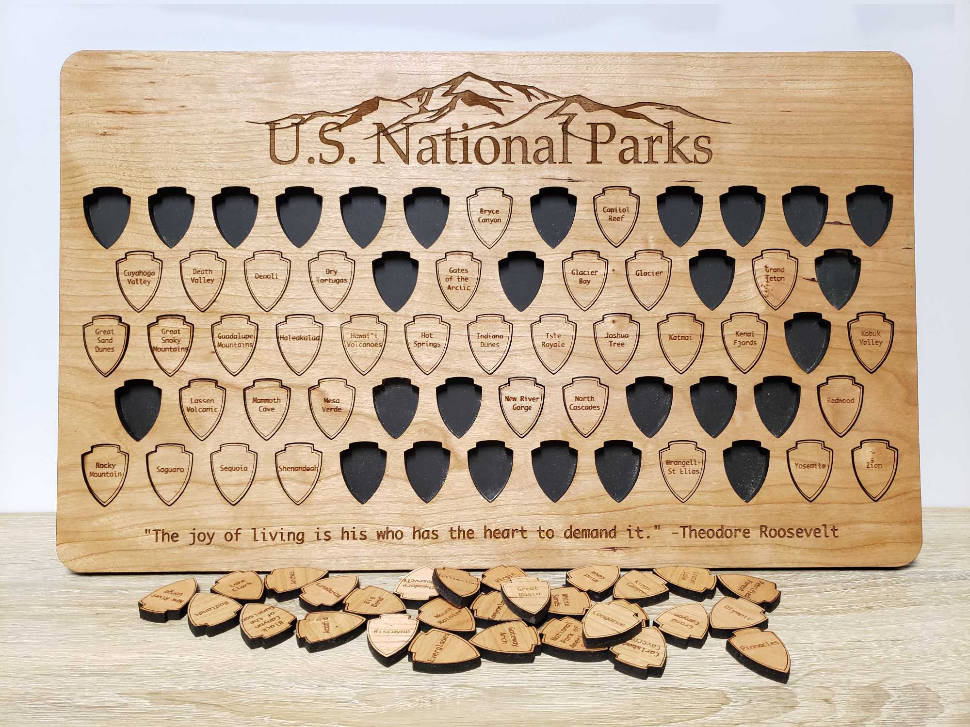 USA National Parks Tracker, Christmas Gifts For Dad