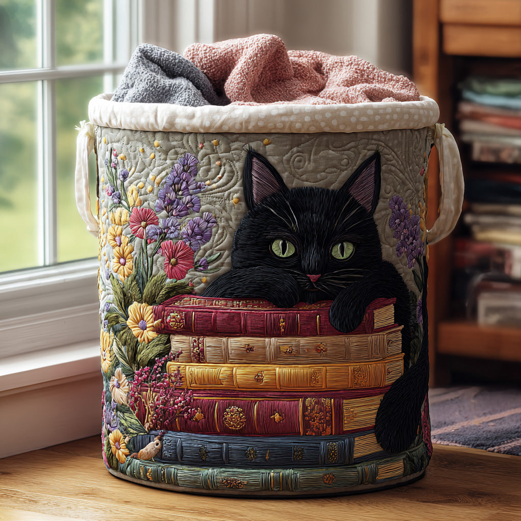 Purring Pages Laundry Basket Laundry Gifts, Housewarming Gift Ideas, Mother's Day Gifts