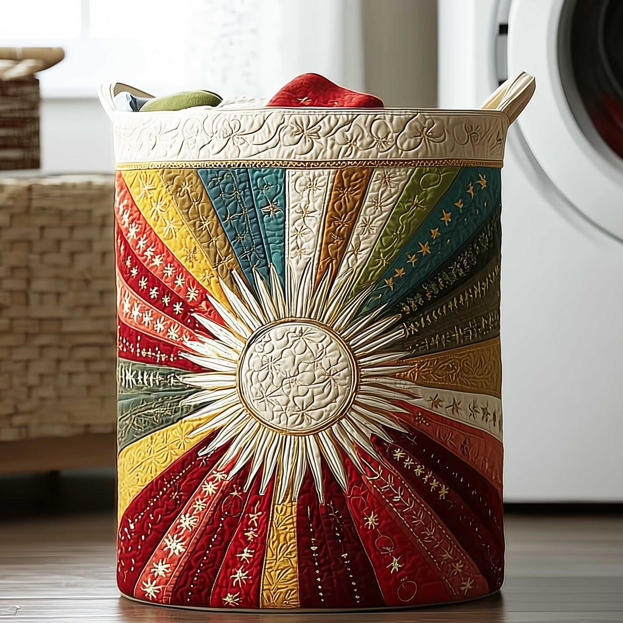 Radiant Sunburst Laundry Basket Laundry Gifts, Housewarming Gift Ideas, Mother's Day Gifts