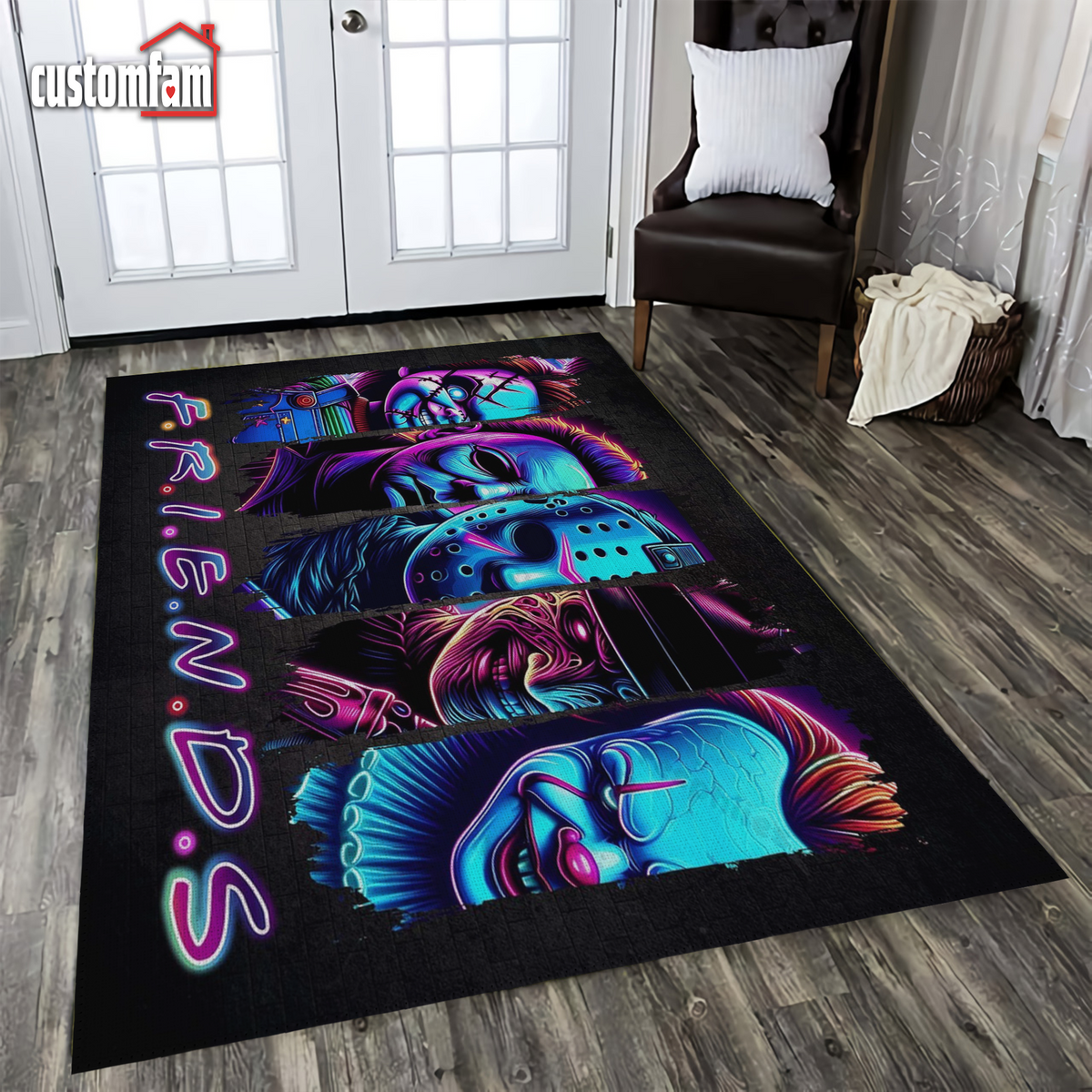 Horror Friends, Horror Movie Rugs, Classic Horror Characters, Creepy H ...