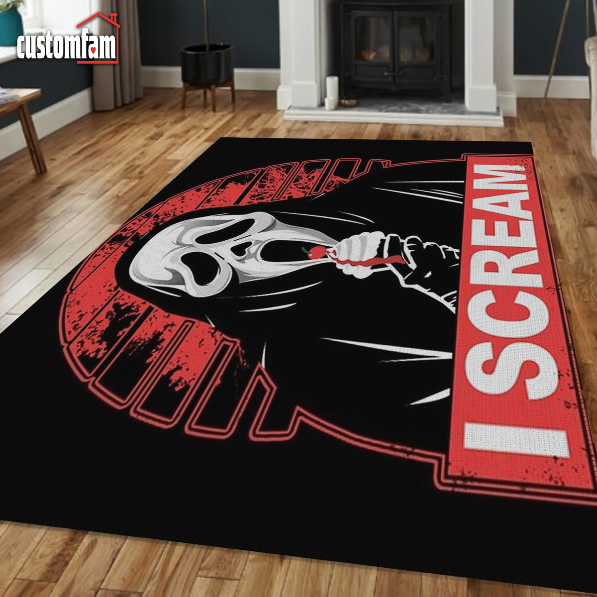 I Scream, Horror Movie Rugs, Classic Horror Characters, Halloween Deco ...