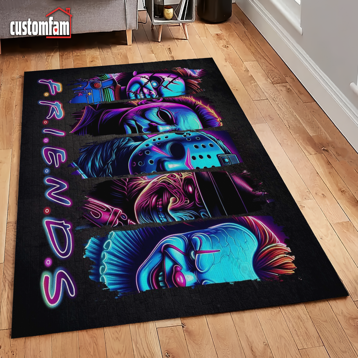 Horror Friends, Horror Movie Rugs, Classic Horror Characters, Creepy H ...