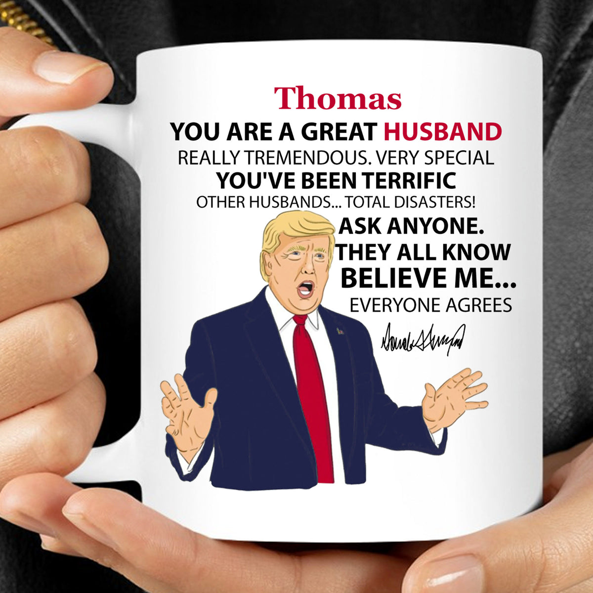 You Are A Great Custom Mug, Gift For Trump Supporter, Political Coffee Mug