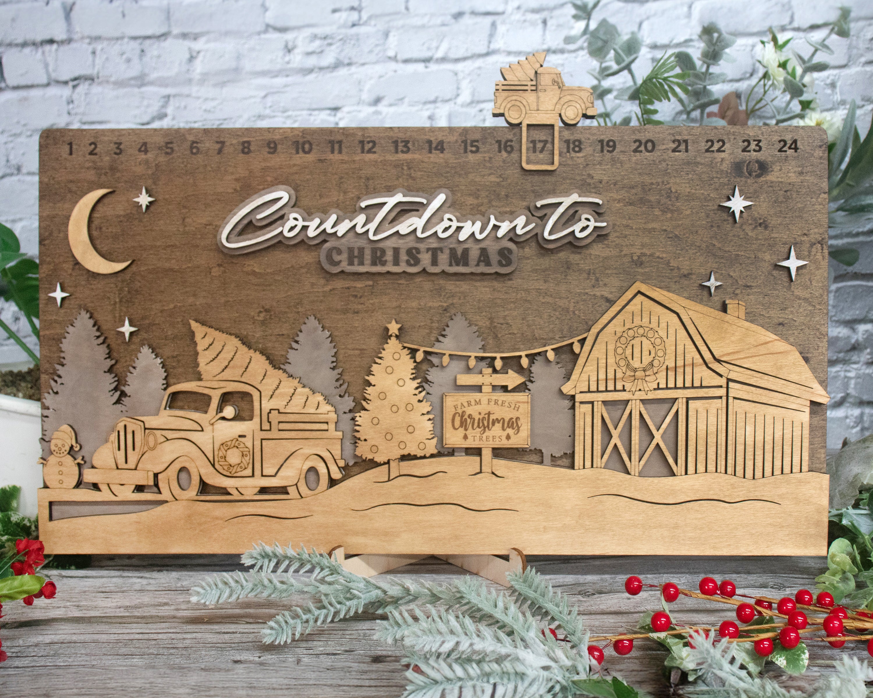 Tree Farm Christmas Sign, Days Until Christmas Sign, Christmas Countdown Sign, Christmas Gifts