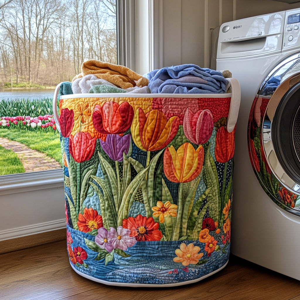 Summer Blossom Laundry Basket Laundry Gifts, Housewarming Gift Ideas, Mother's Day Gifts
