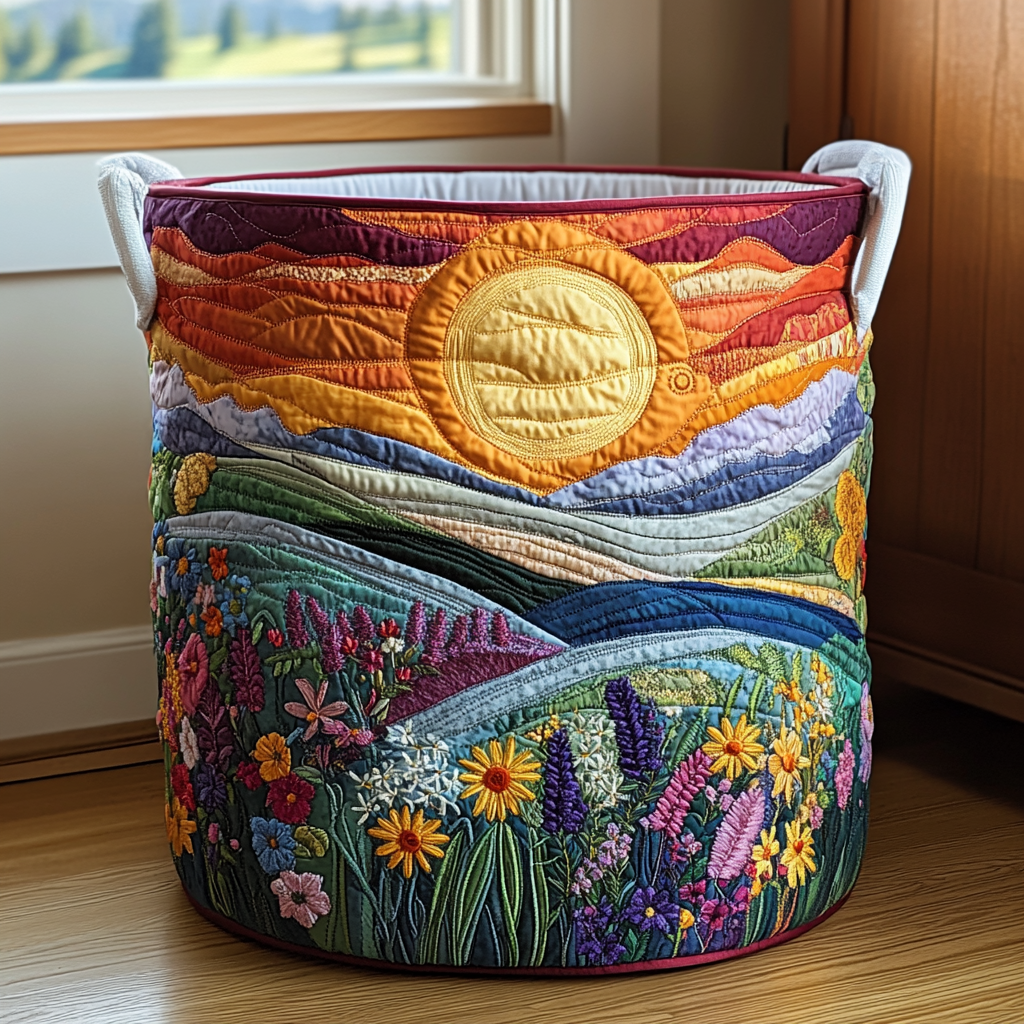 Spring Meadow Laundry Basket Laundry Gifts, Housewarming Gift Ideas, Mother's Day Gifts