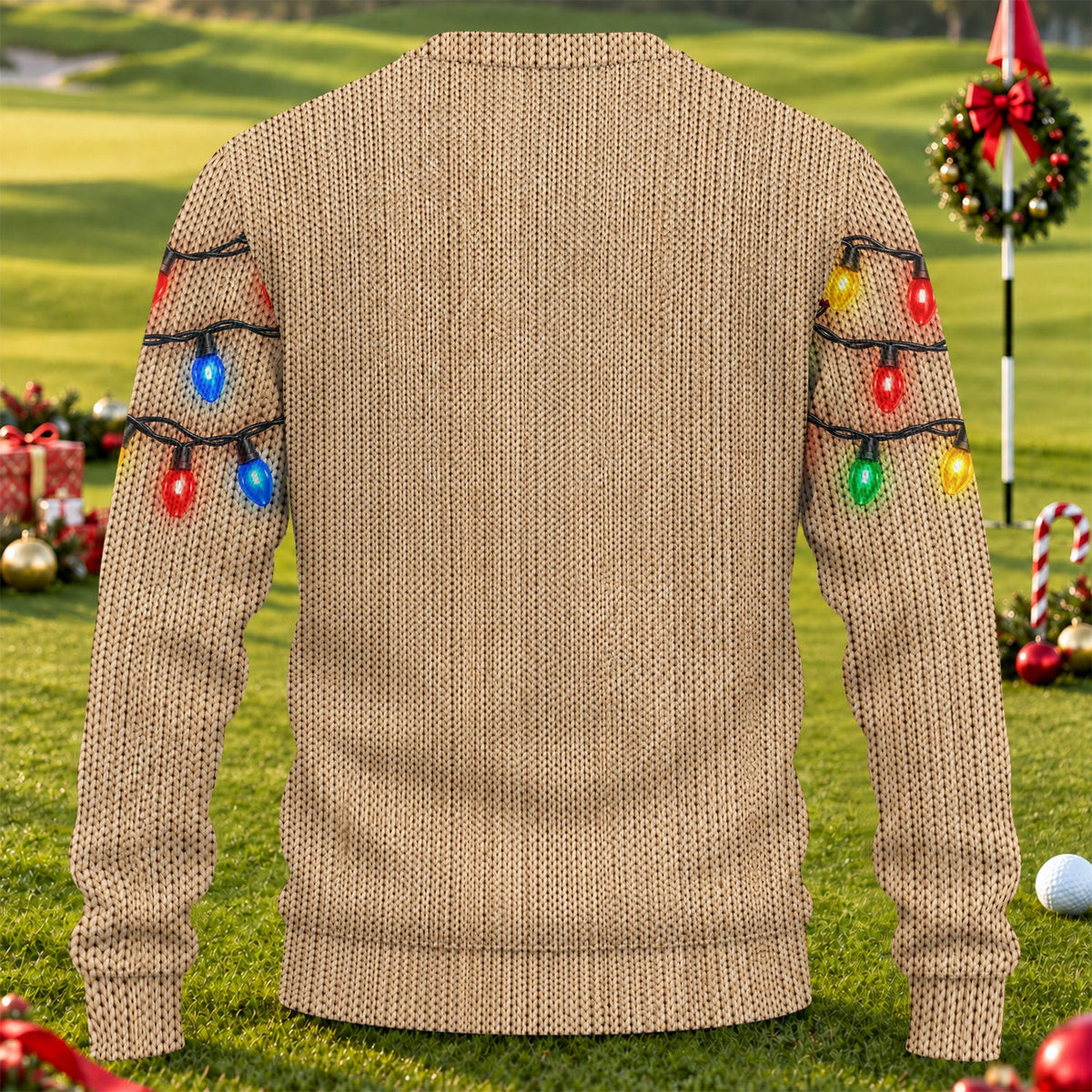 Rude Reindeer Ugly Christmas Sweater - view 2