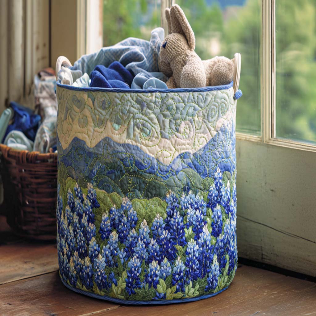 Texas Spring Glory Laundry Basket Laundry Gifts, Housewarming Gift Ideas, Mother's Day Gifts
