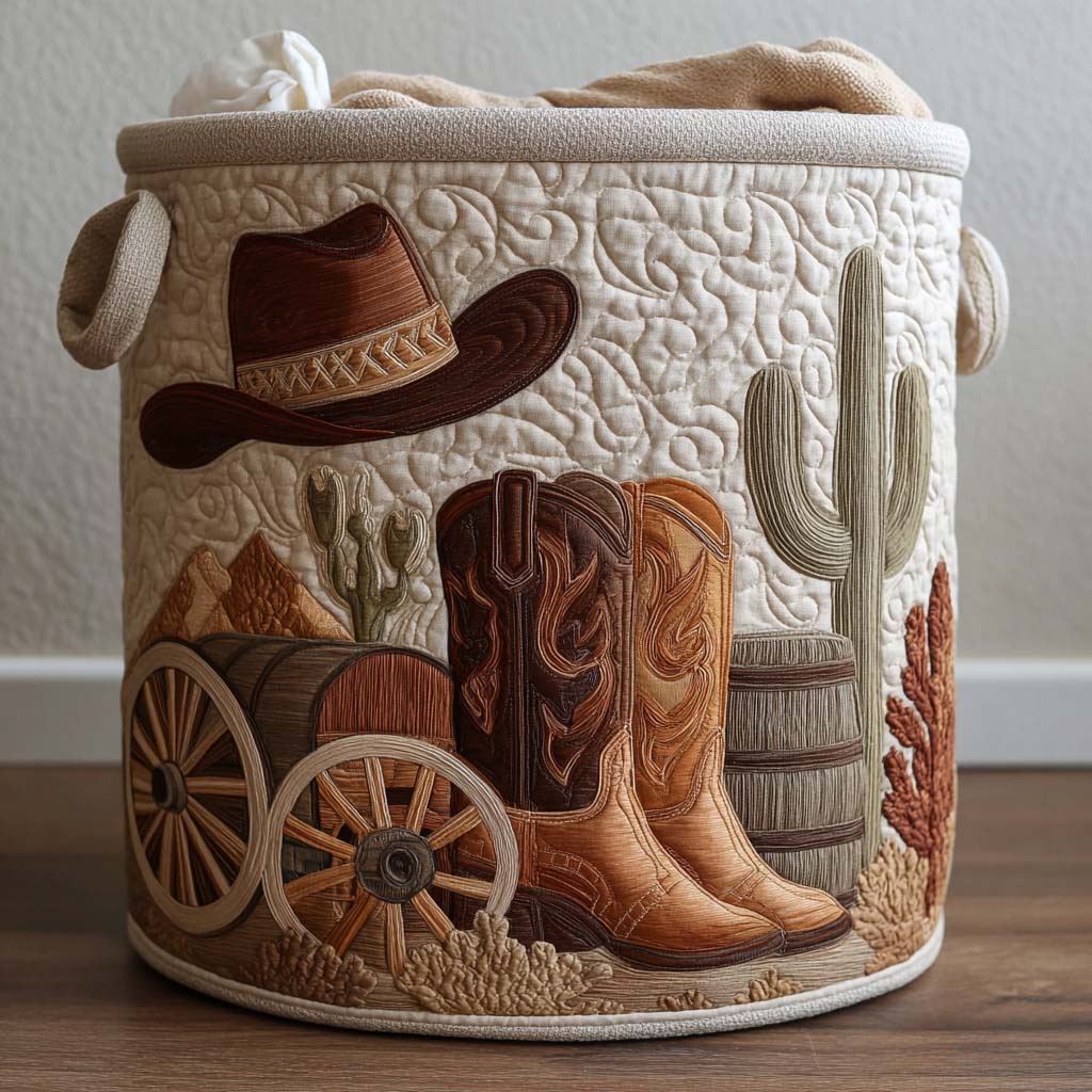 Cowboy Laundry Basket Laundry Gifts, Housewarming Gift Ideas
