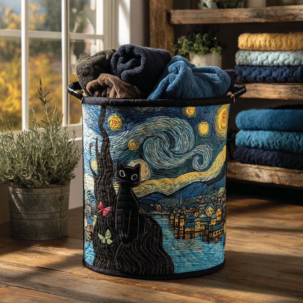 Whiskers in the Wind Laundry Basket Laundry Gifts, Housewarming Gift Ideas, Mother's Day Gifts