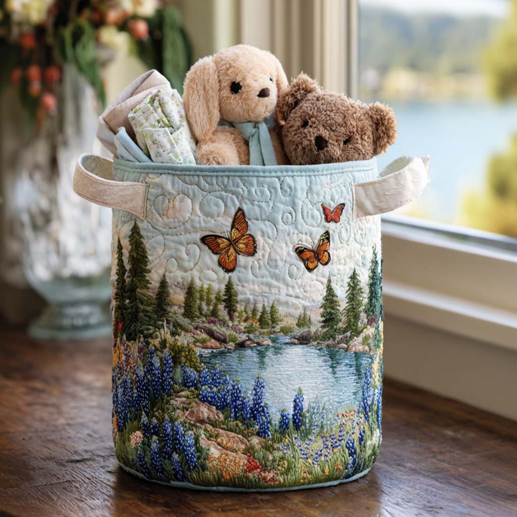 Whispers of Bluebonnet Laundry Basket Laundry Gifts, Housewarming Gift Ideas, Mother's Day Gifts