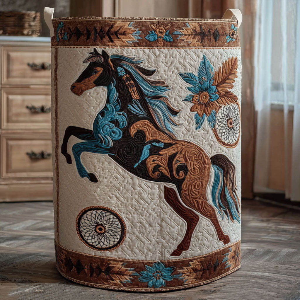 Wild Prairie Hooves Laundry Basket Laundry Gifts, Housewarming Gift Ideas, Mother's Day Gifts