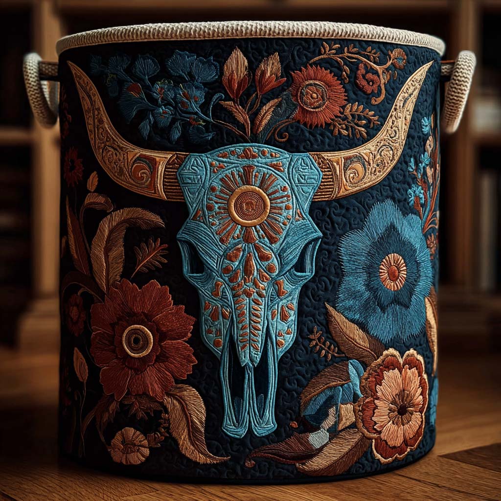 Wildflower Horn Laundry Basket Laundry Gifts, Housewarming Gift Ideas, Mother's Day Gifts