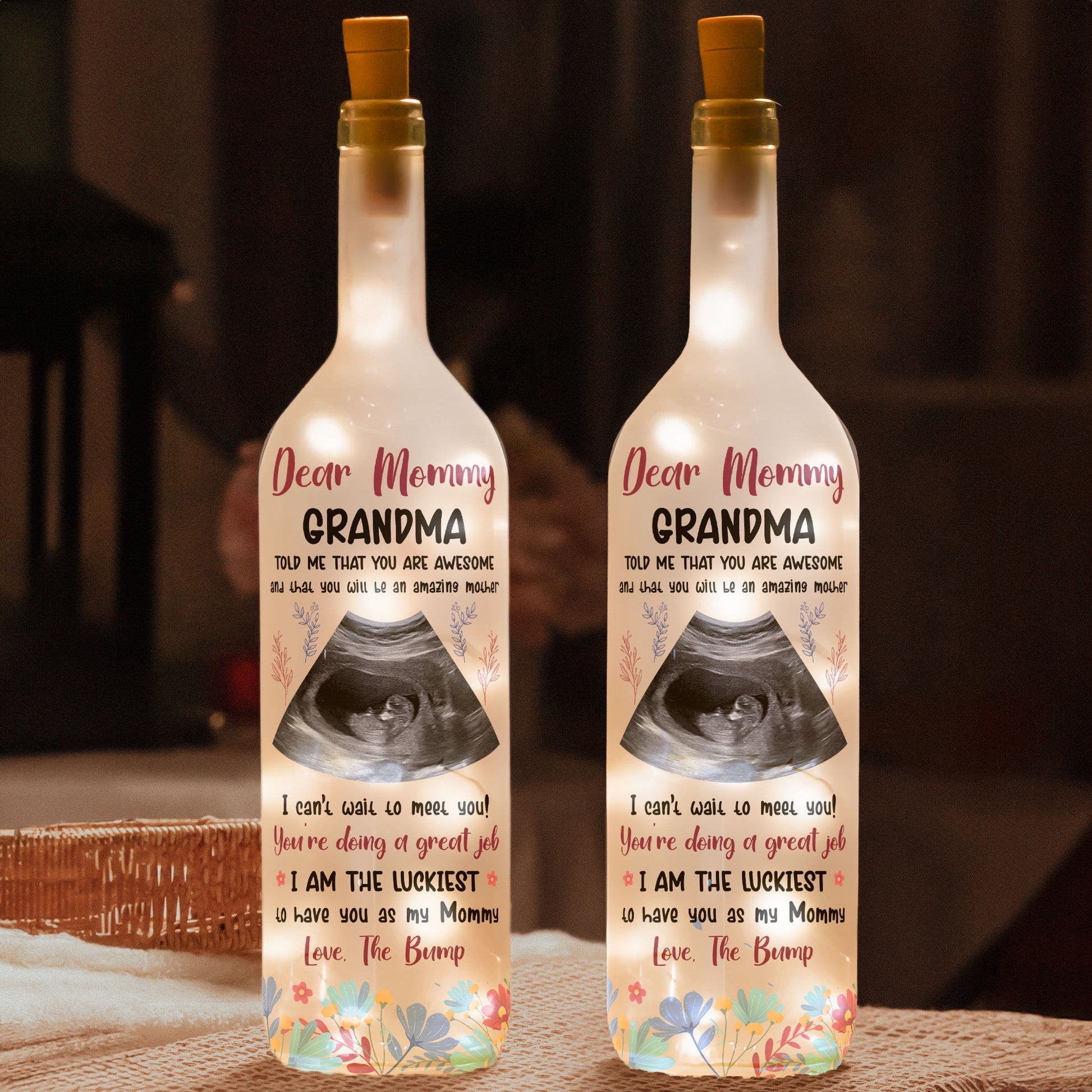 You Will Be An Amazing Mother Personalized Bottle Lamp, Wine Bottle Lights, Mother's Day Gift