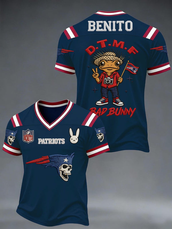 Benito Bowl Bad Bunny Halftime Pride Shirt, LX Football Vneck, Jersey Football Shirt