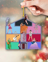 Christmas The Eras Tour Ornament, Gift For Swifties, Musician Gifts