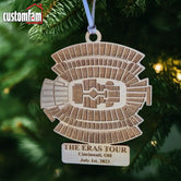 The Eras Tour Cincinnati Stadium Ornament, Personalized Christmas Ornament