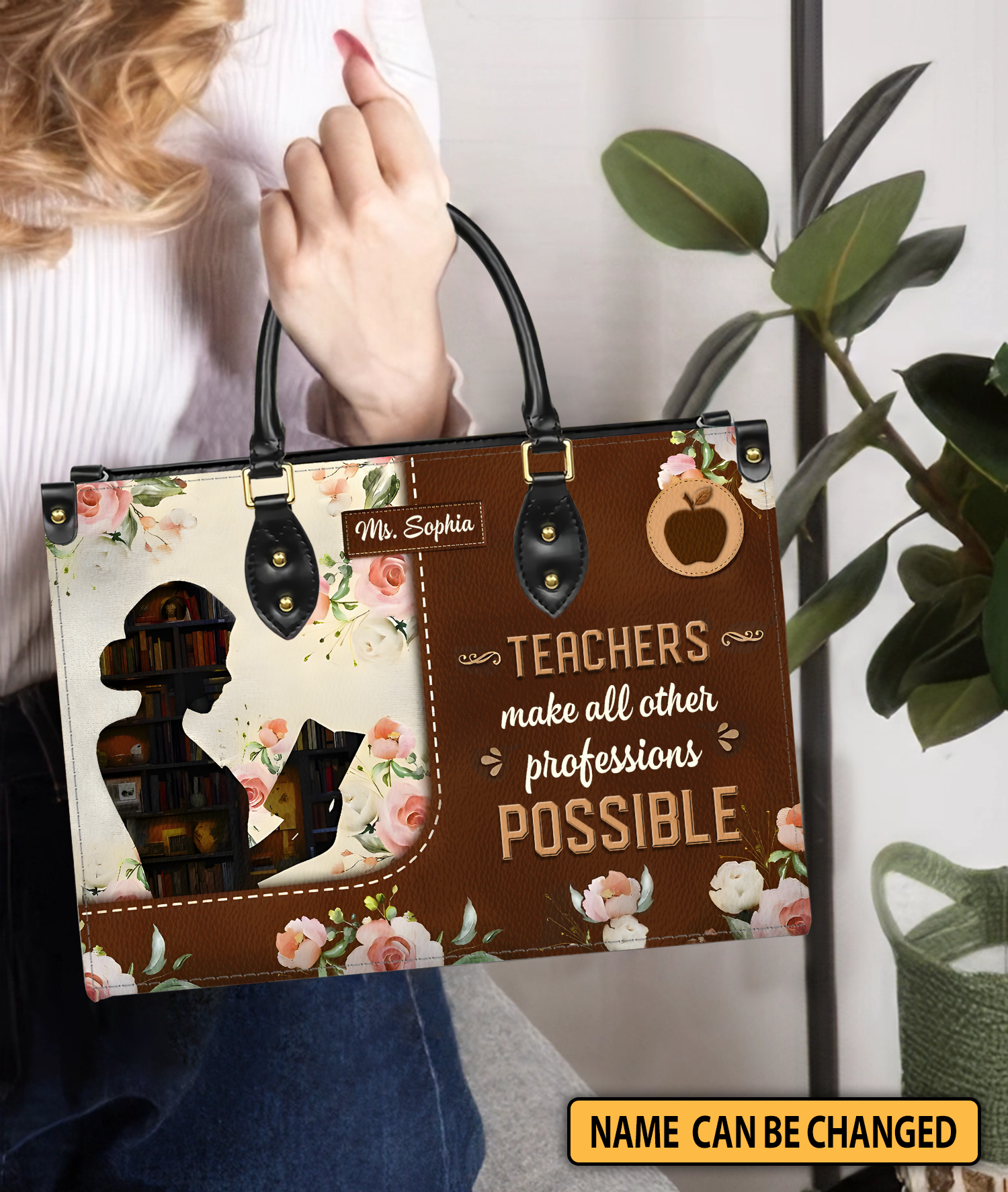 Teachers Make All Other Professions Custom Teacher Bag, Teacher Appreciation Gifts