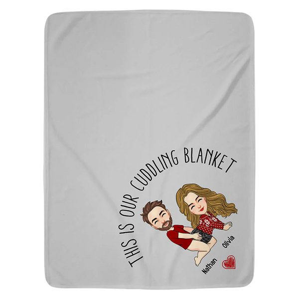 Floral Couple Quilted Blanket NCU0DV476 main image 0