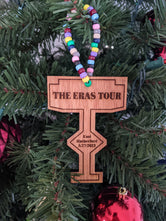 Custom The Eras Tour Christmas Ornament, Gift For Swifties, Musician Gift