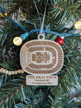 The Eras Tour Vancouver Stadium Ornament, Personalized Christmas Ornament