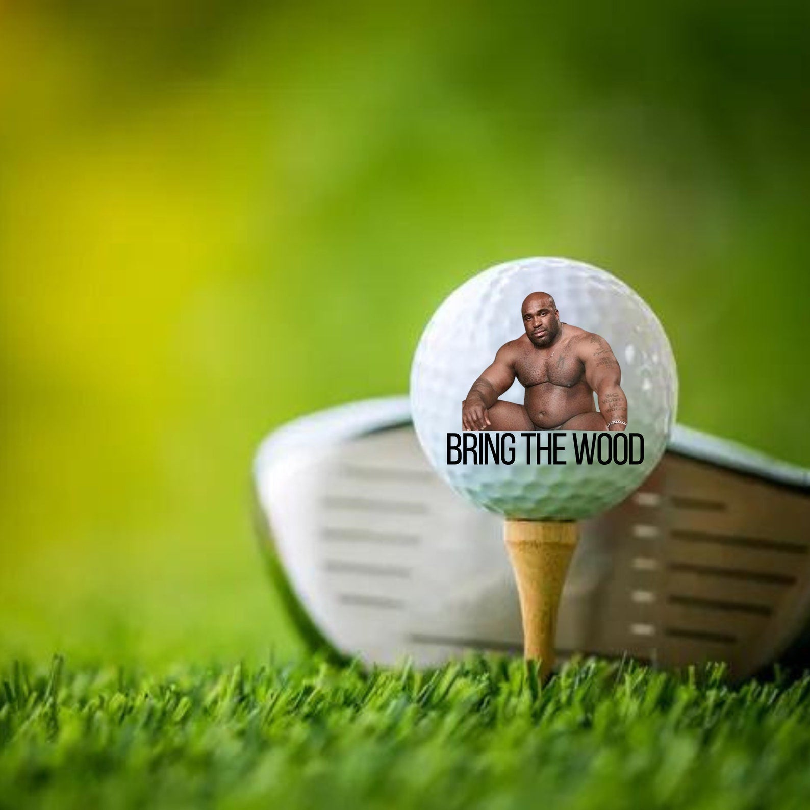 Bring The Wood Golf Balls, Funny Golf Balls, Gift For Golfer