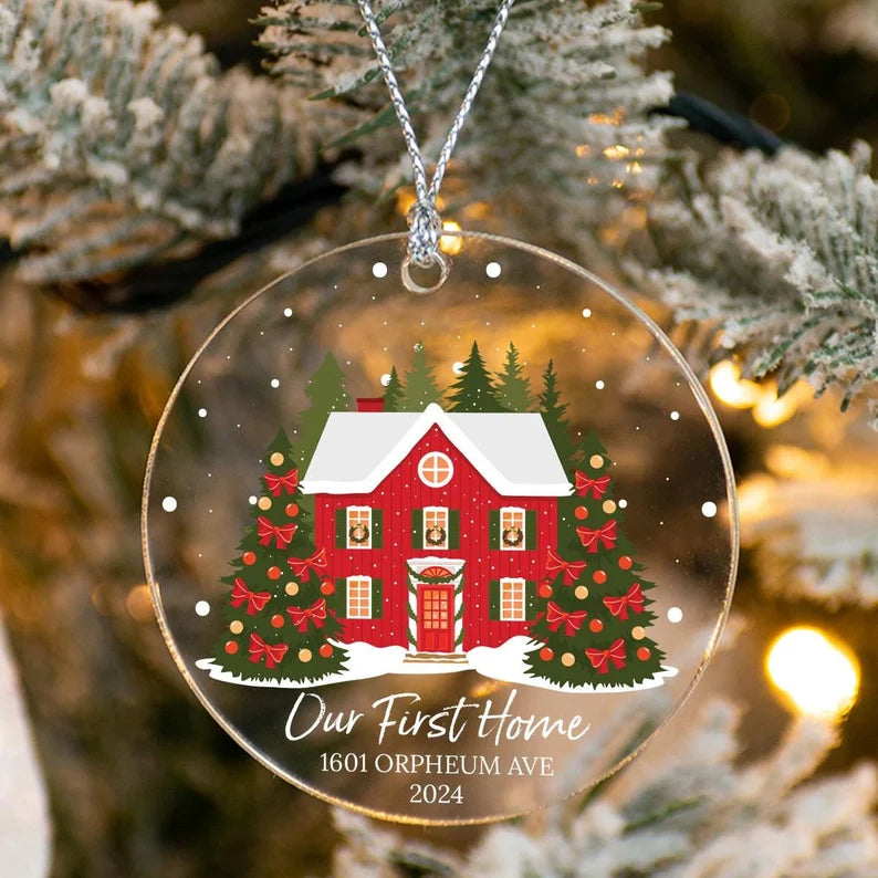 Our First Home Christmas Ornament, Housewarming Gift, Gift For Family